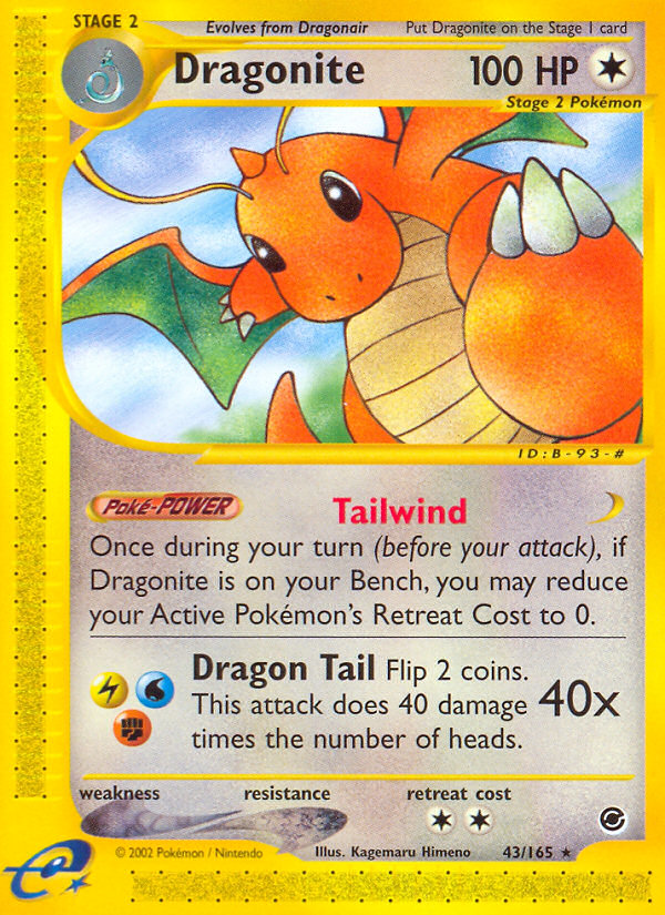 Dragonite (43/165) [Expedition: Base Set] | GnG Games