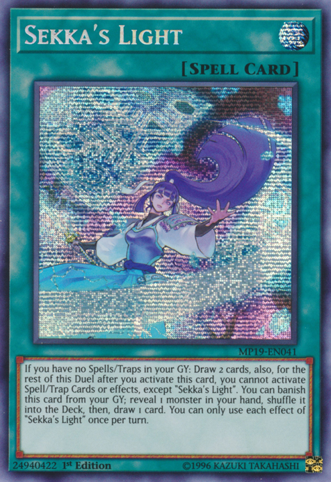 Sekka's Light [MP19-EN041] Prismatic Secret Rare | GnG Games