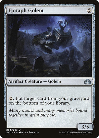 Epitaph Golem [Shadows over Innistrad] | GnG Games