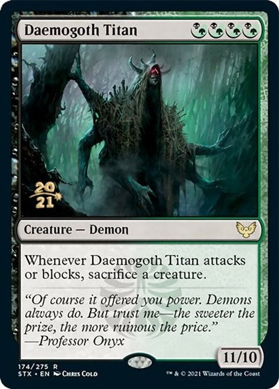 Daemogoth Titan [Strixhaven: School of Mages Prerelease Promos] | GnG Games