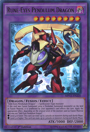 Rune-Eyes Pendulum Dragon [MP15-EN220] Ultra Rare | GnG Games