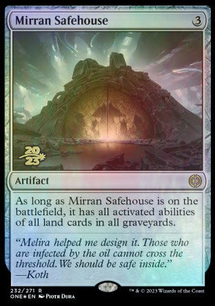 Mirran Safehouse [Phyrexia: All Will Be One Prerelease Promos] | GnG Games