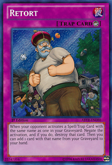 Retort [ABYR-EN080] Secret Rare | GnG Games