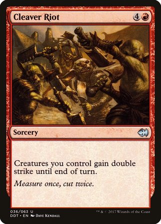Cleaver Riot [Duel Decks: Merfolk vs. Goblins] | GnG Games