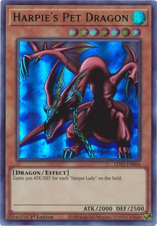 Harpie's Pet Dragon (Green) [LDS2-EN066] Ultra Rare | GnG Games