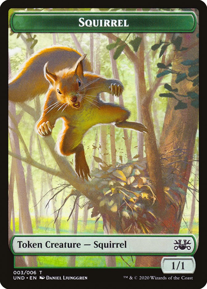 Beeble // Squirrel Double-sided Token [Unsanctioned Tokens] | GnG Games