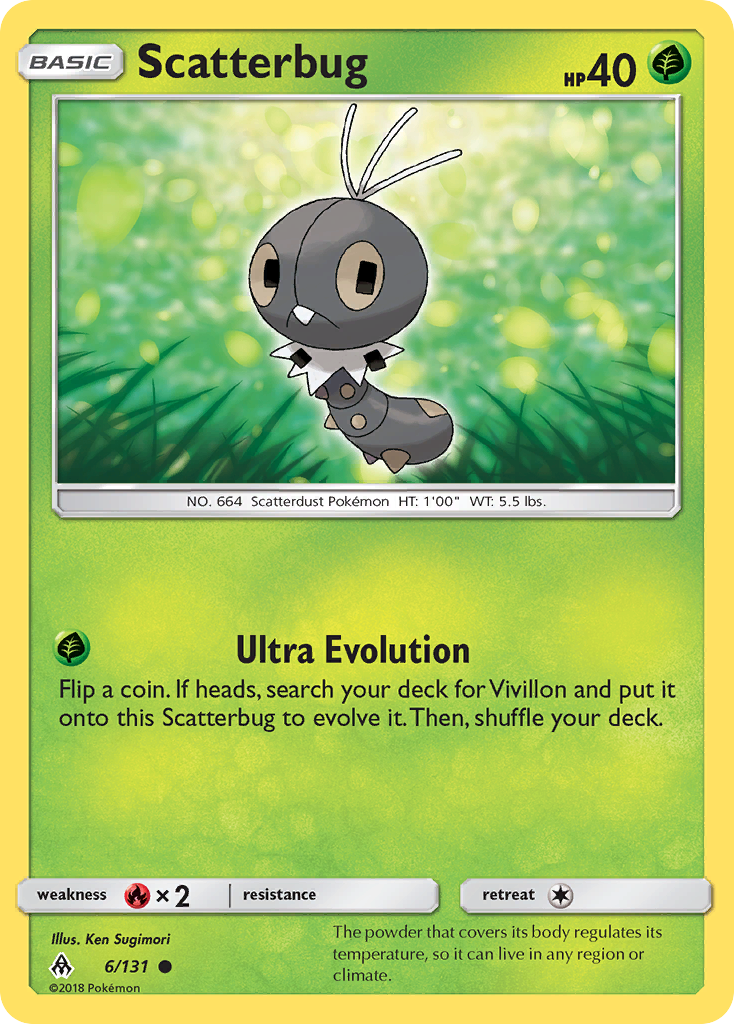 Scatterbug (6/131) [Sun & Moon: Forbidden Light] | GnG Games