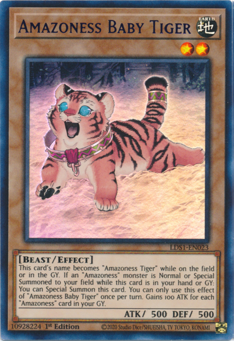 Amazoness Baby Tiger (Purple) [LDS1-EN023] Ultra Rare | GnG Games