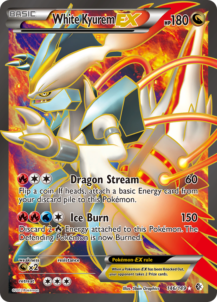 White Kyurem EX (146/149) [Black & White: Boundaries Crossed] | GnG Games