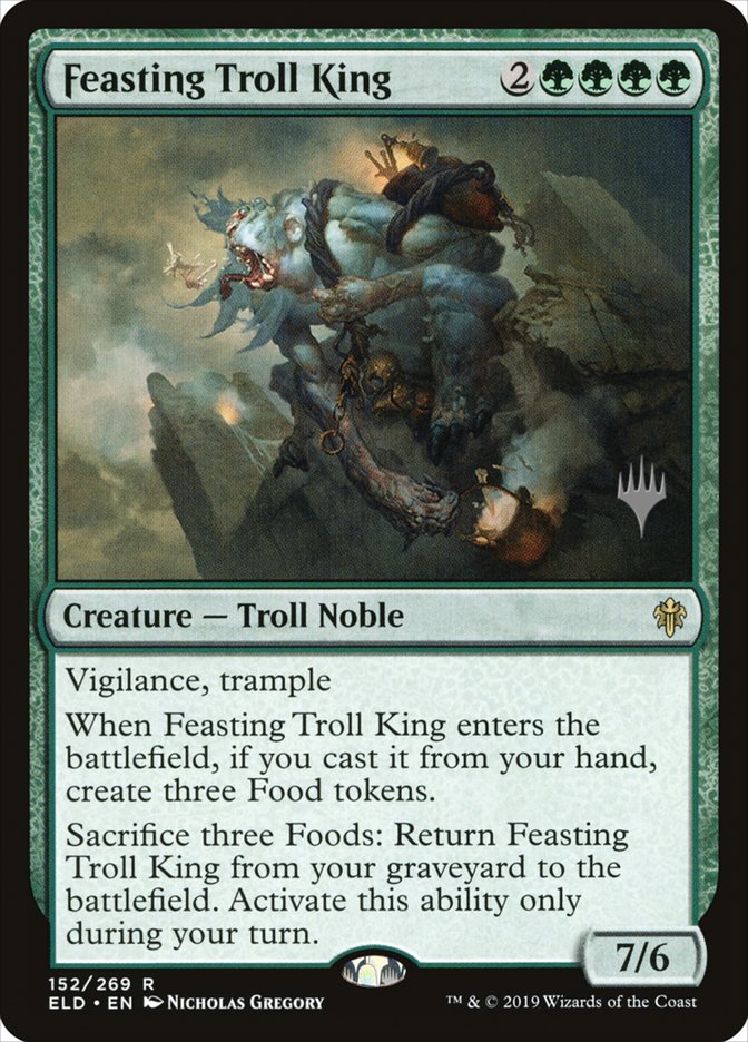 Feasting Troll King (Promo Pack) [Throne of Eldraine Promos] | GnG Games