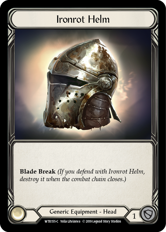 Ironrot Helm [WTR155-C] Alpha Print Cold Foil | GnG Games