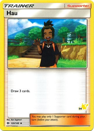 Hau (120/149) (Pikachu Stamp #54) [Battle Academy 2020] | GnG Games