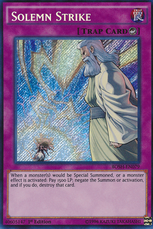 Solemn Strike [BOSH-EN079] Secret Rare | GnG Games