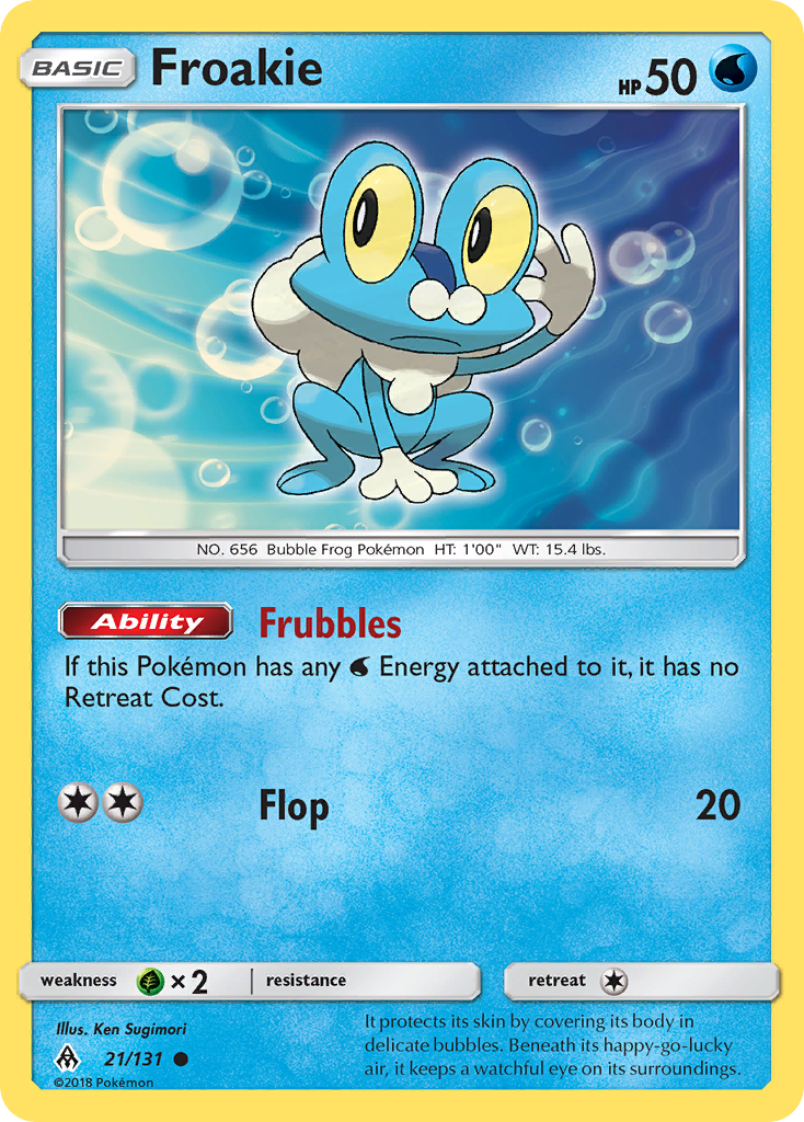 Froakie (21/131) [Sun & Moon: Forbidden Light] | GnG Games