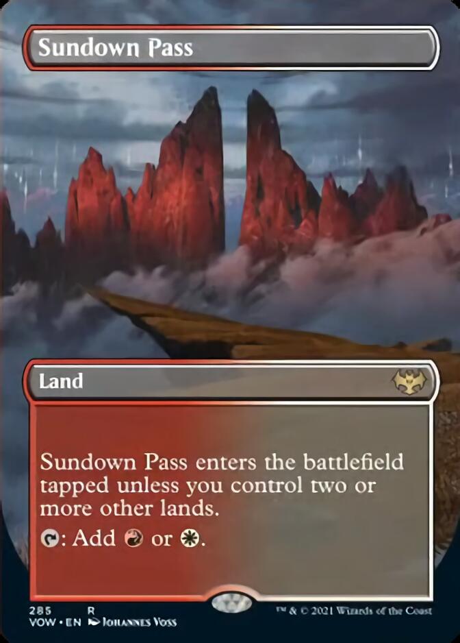 Sundown Pass (Borderless) [Innistrad: Crimson Vow] | GnG Games