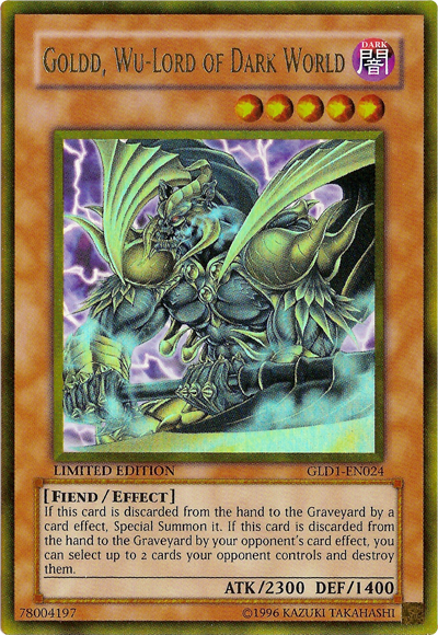 Goldd, Wu-Lord of Dark World [GLD1-EN024] Gold Rare | GnG Games