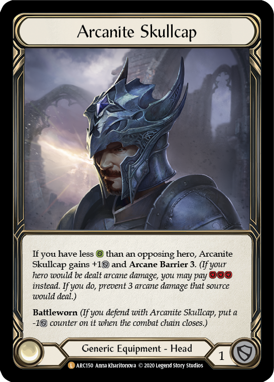 Arcanite Skullcap [ARC150] Unlimited Edition Rainbow Foil | GnG Games