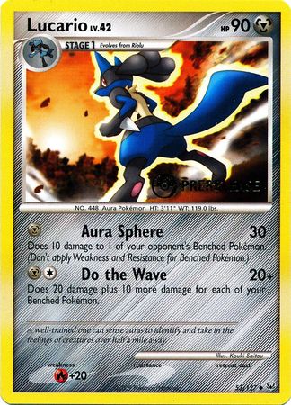 Lucario (53/127) (Prerelease Promo) [Diamond & Pearl: Black Star Promos] | GnG Games