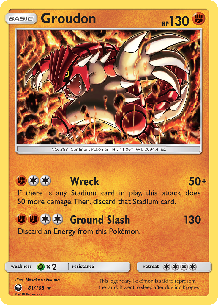 Groudon (81/168) [Sun & Moon: Celestial Storm] | GnG Games