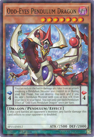 Odd-Eyes Pendulum Dragon [SP15-EN012] Shatterfoil Rare | GnG Games