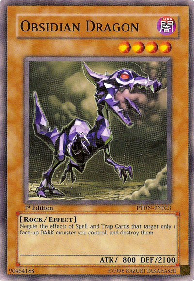 Obsidian Dragon [PTDN-EN023] Common | GnG Games