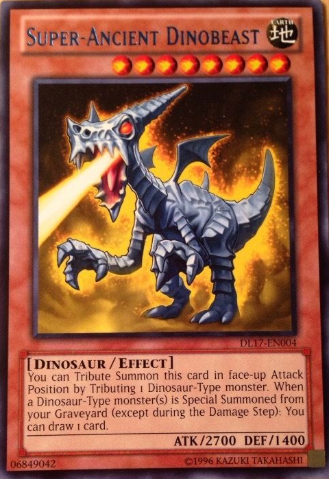 Super-Ancient Dinobeast (Blue) [DL17-EN004] Rare | GnG Games