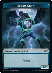 Zombie Employee // Storm Crow Double-sided Token [Unfinity Tokens] | GnG Games