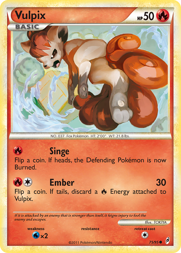 Vulpix (75/95) [HeartGold & SoulSilver: Call of Legends] | GnG Games