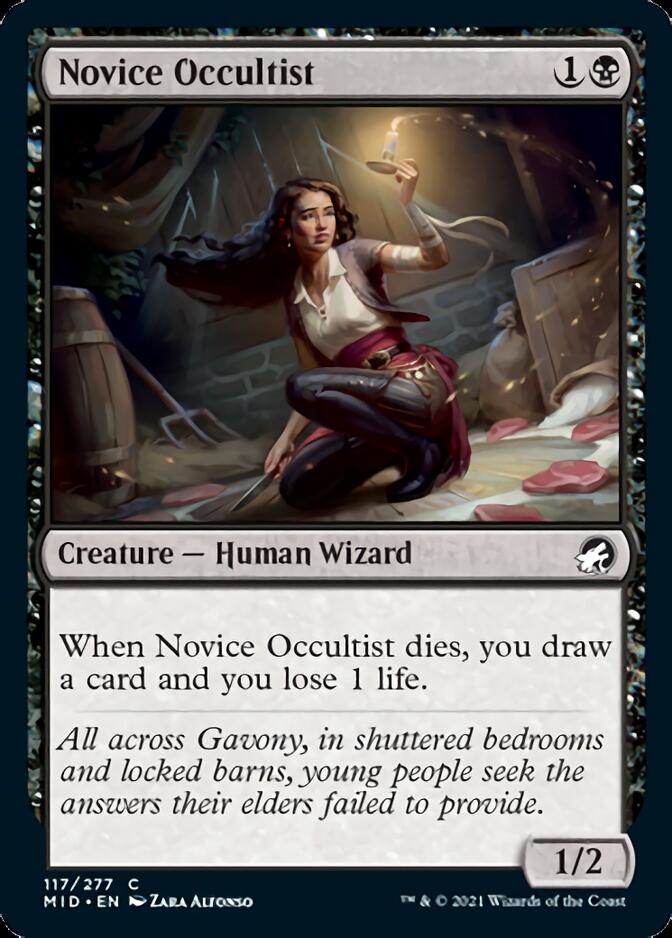 Novice Occultist [Innistrad: Midnight Hunt] | GnG Games