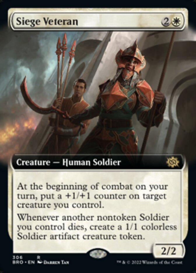 Siege Veteran (Extended Art) [The Brothers' War] | GnG Games