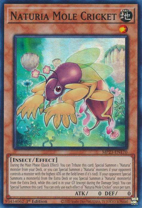 Naturia Mole Cricket [MP23-EN170] Super Rare | GnG Games