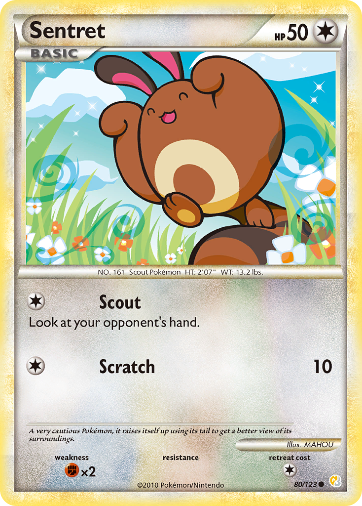 Sentret (80/123) [HeartGold & SoulSilver: Base Set] | GnG Games