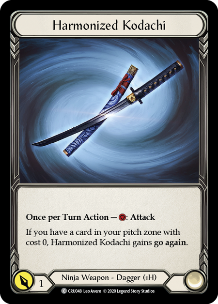 Harmonized Kodachi (Rainbow Foil) [CRU048-RF] Unlimited Rainbow Foil | GnG Games