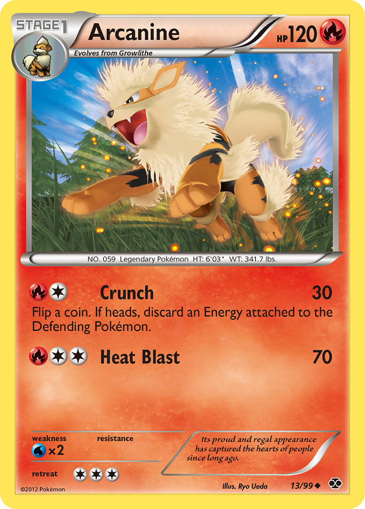 Arcanine (13/99) [Black & White: Next Destinies] | GnG Games