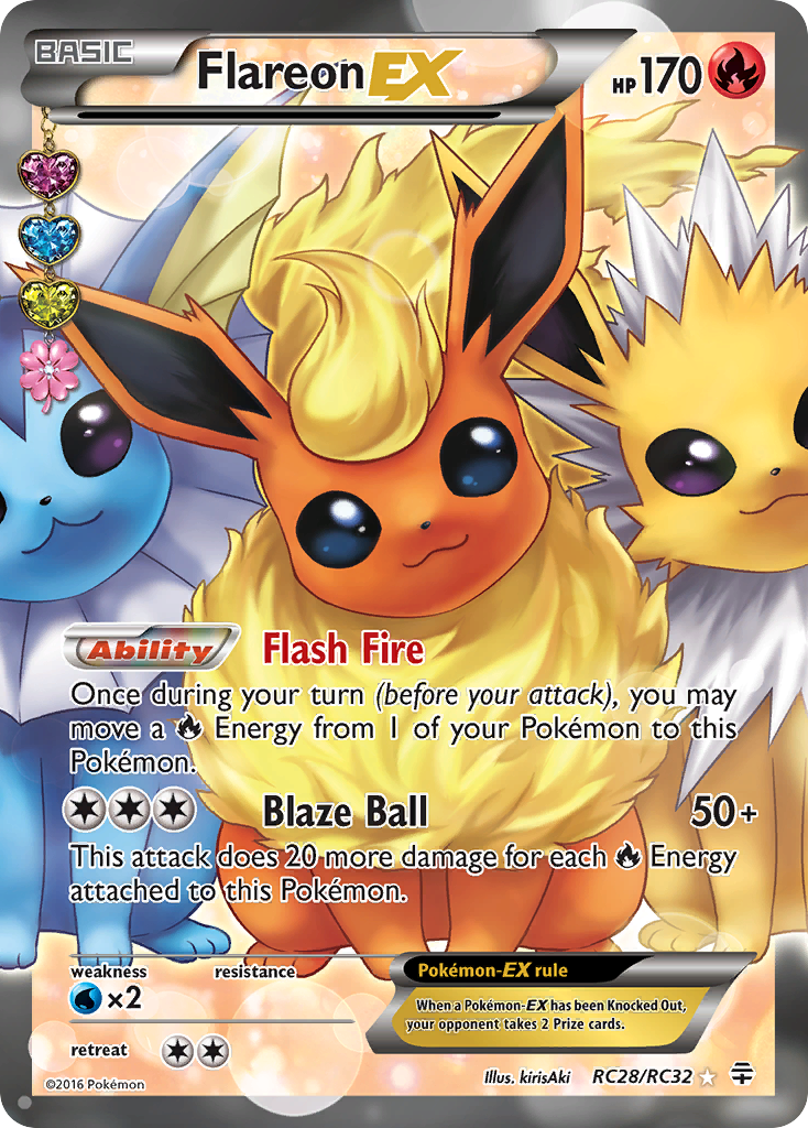 Flareon EX (RC28/RC32) [XY: Generations] | GnG Games