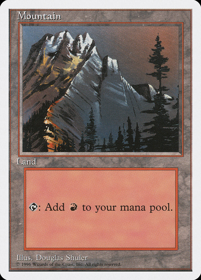 Mountain (Red Sky in the Top Right) [Introductory Two-Player Set] | GnG Games