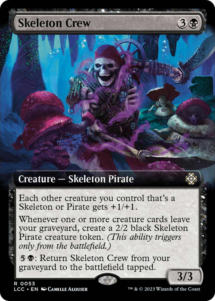 Skeleton Crew (Extended Art) [The Lost Caverns of Ixalan Commander] | GnG Games