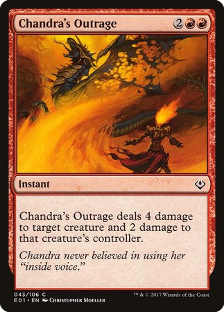 Chandra's Outrage [Archenemy: Nicol Bolas] | GnG Games