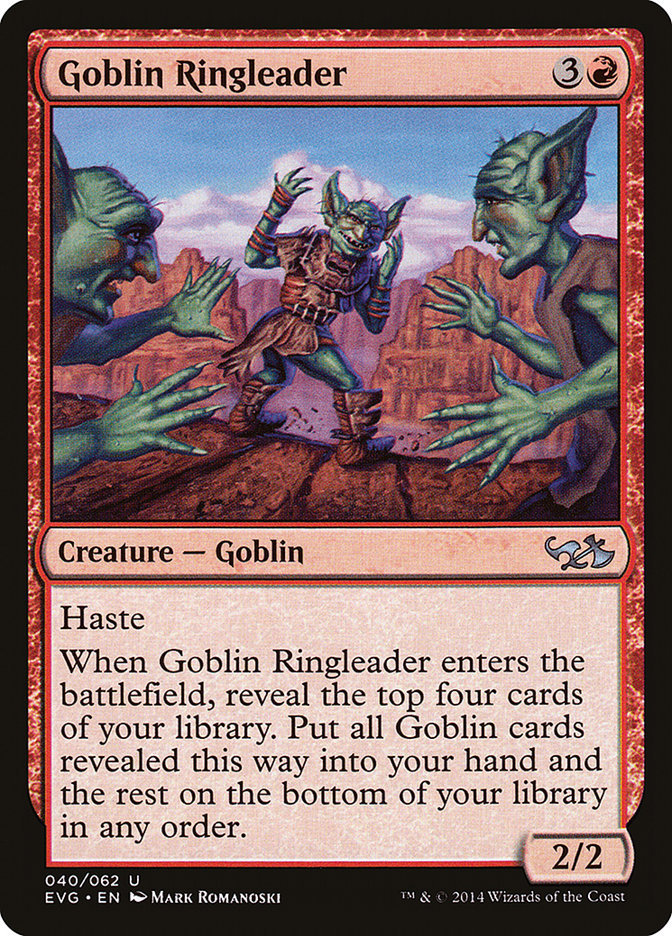 Goblin Ringleader (Elves vs. Goblins) [Duel Decks Anthology] | GnG Games