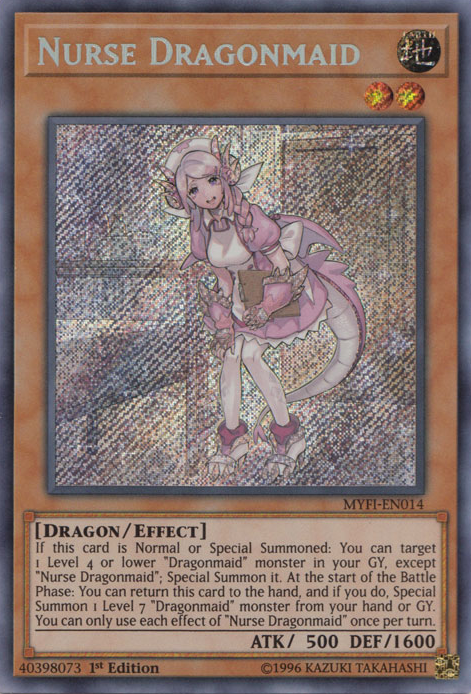 Nurse Dragonmaid [MYFI-EN014] Secret Rare | GnG Games