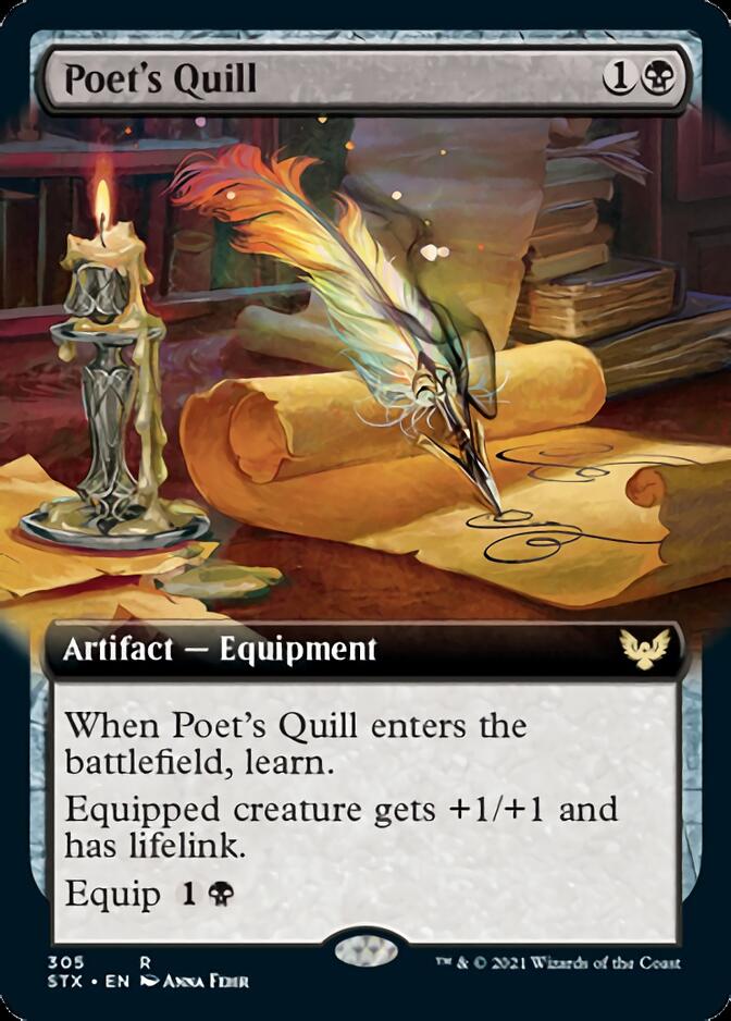 Poet's Quill (Extended) [Strixhaven: School of Mages] | GnG Games