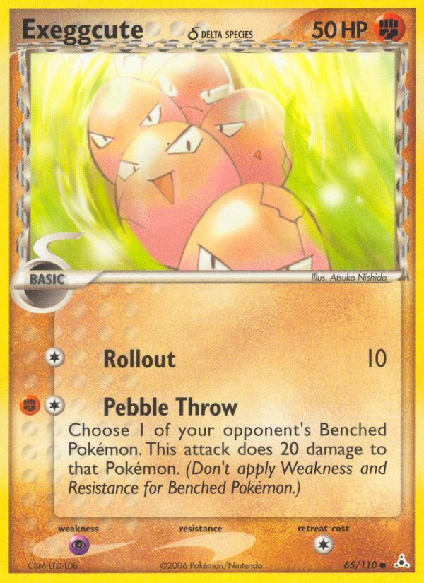 Exeggcute (65/110) (Delta Species) [EX: Holon Phantoms] | GnG Games