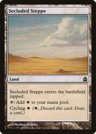 Secluded Steppe [Commander 2011] | GnG Games