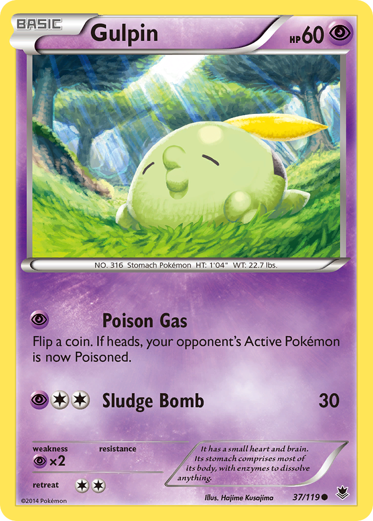 Gulpin (37/119) [XY: Phantom Forces] | GnG Games