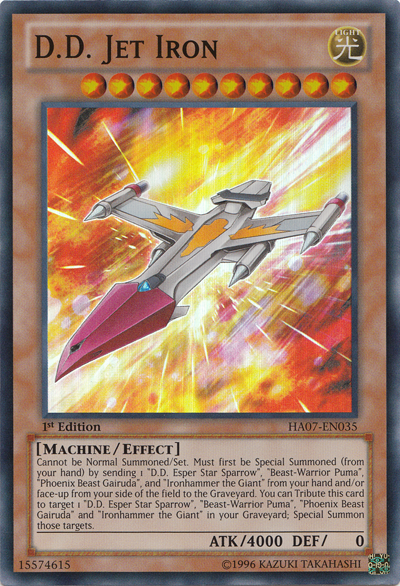 D.D. Jet Iron [HA07-EN035] Super Rare | GnG Games