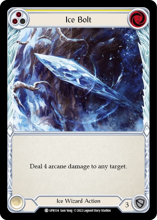 Ice Bolt (Yellow) [UPR134] (Uprising)  Rainbow Foil | GnG Games