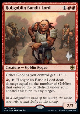 Hobgoblin Bandit Lord (Promo Pack) [Dungeons & Dragons: Adventures in the Forgotten Realms Promos] | GnG Games