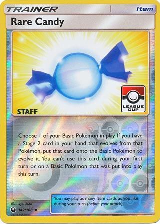 Rare Candy (142/168) (League Promo Staff) [Sun & Moon: Celestial Storm] | GnG Games