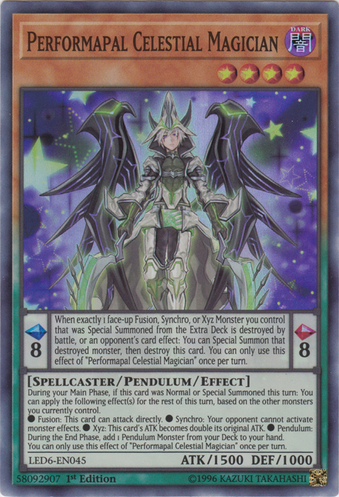 Performapal Celestial Magician [LED6-EN045] Super Rare | GnG Games