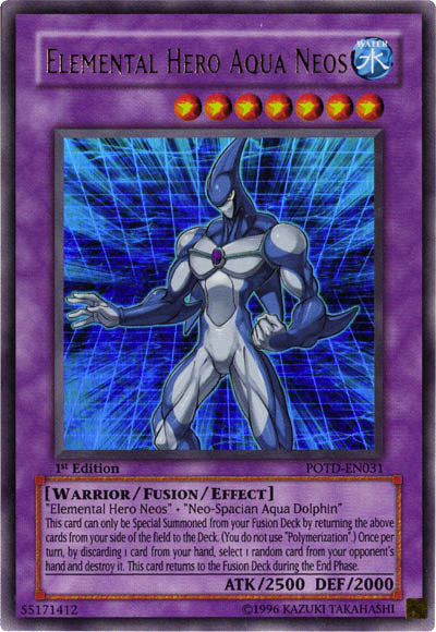 Elemental Hero Aqua Neos [POTD-EN031] Ultra Rare | GnG Games